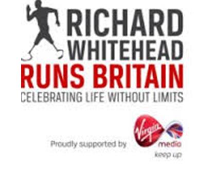 Richard Whitehead runs britain
